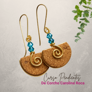 Pendientes de Corcho - Curso de Joyería Sostenible - Diseña piezas originales y Eco-Friendly paso a paso